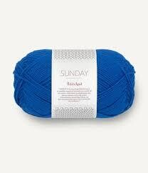 Sandnes Garn SUNDAY - Electric Blue - Col 6046