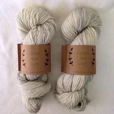 Lichen And Lace - 80/20 Sock - Silver Fox