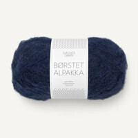 Sandes Garn - Borstet Alpakka - Navy - 5575