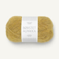 Sandes Garn - Borstet Alpakka - Corn Yellow - 2024