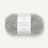 Sandes Garn - Borstet Alpakka - Grey Heather - 1042