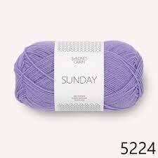 Sandnes Garn - SUNDAY - Light Purple - 5224