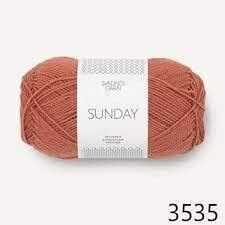 Sandnes Garn - SUNDAY - Light Copper Brown - 3535