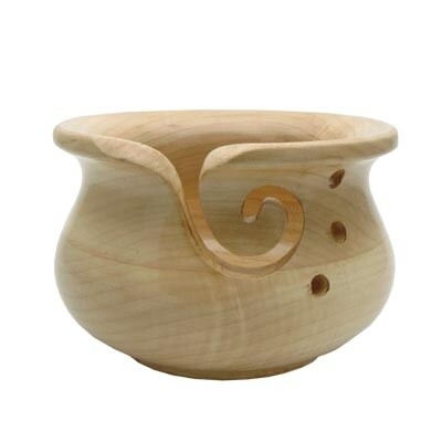 Estelle Yarn Bowl - Curvy Maple - Medium