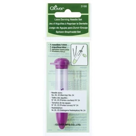 Clover - Lace Darning Needle Set - Bent Tip