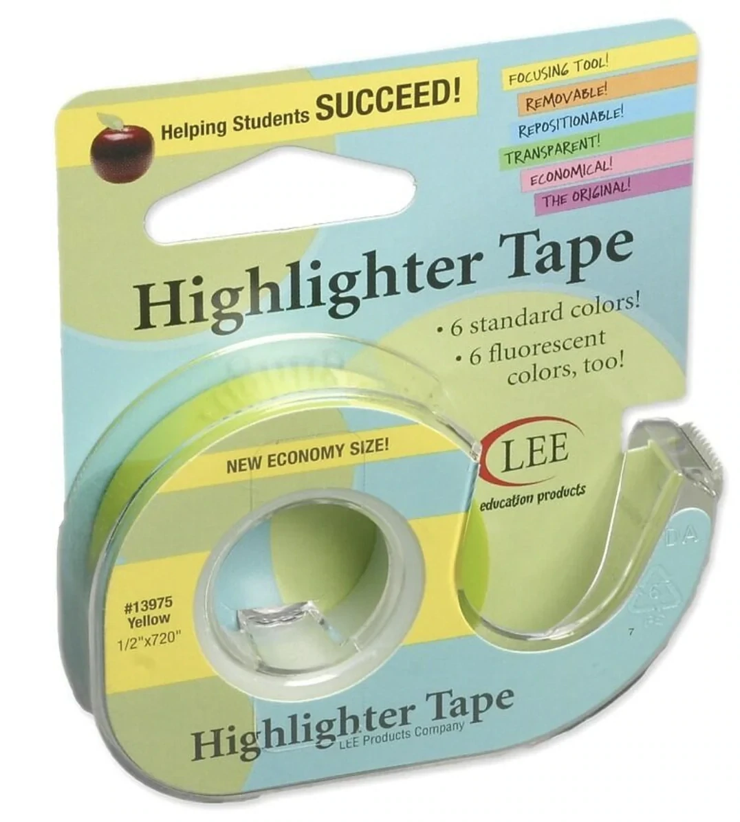 Highlighter Tape - Yellow (Lee Products) Highlighter Tape - Yellow (Lee Products)