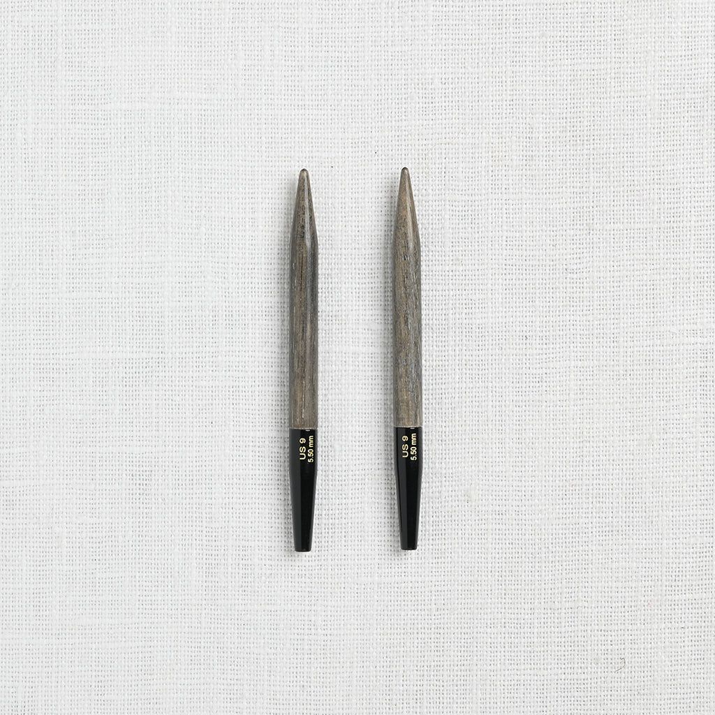 LYKKE - 3.5" Interchangeable Tips - 3.25 mm (US 3) - Driftwood
