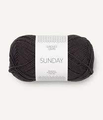 Sandnes Garn - SUNDAY - Bristol Black - 3800