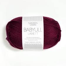 Sandnes Garn Babyull Lanett - Wine Red - 4345