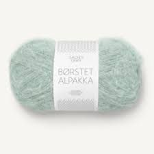 Sandes Garn - Borstet Alpakka - Light Sea Breeze - 7231