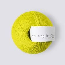 Knitting For Olive - Cotton Merino - Lime Yellow