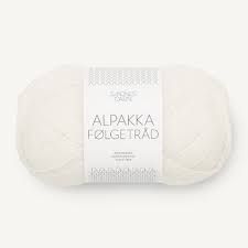 Sandnes Garn - Alpakka Følgetråd - White - 1002