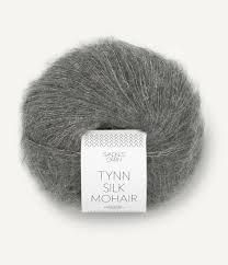 Sandnes Garn - Tynn Silk Mohair - Dark Grey Heather - 1053