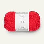 Sandnes Garn - LINE  - Flame Scarlet - 4108