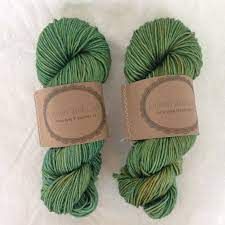 Lichen and Lace - 80/20 Organic Sock - Baby Leaves