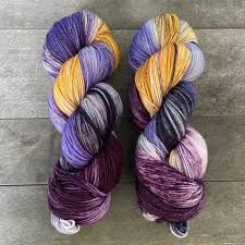 Lichen and Lace - 80/20 Organic Sock - Blackberry Pie