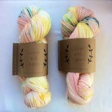Lichen and Lace - 80/20 Organic Sock - I See Seashells