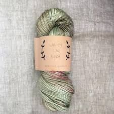 Lichen and Lace - 80/20 Organic Sock - Sea Grass