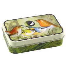 Emma Ball - Rectangular Tin - British Birds