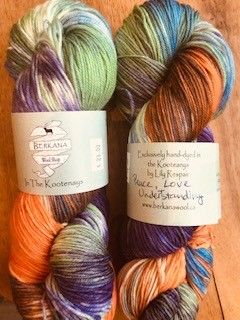 Berkana - In The Kootenays - Merino Sock Yarn - Peace, Love, Understanding