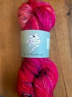 Berkana - In The Kootenays - Merino Sock Yarn - Red Fish