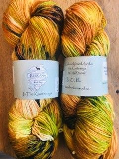 Berkana - In The Kootenays - Merino Sock Yarn - B. O. B. (Big Orange Bridge!)