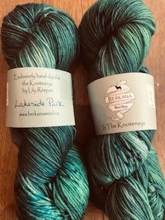 Berkana - In The Kootenays - Merino Sock Yarn - Lakeside Park
