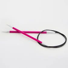 KnitPro - Zing - 24" (60 cm) Fixed Circular Knitting Needle - 4.5 mm - US 7