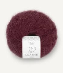 Sandnes Garn - Tynn Silk Mohair - Deep Burgundy - 4372 Sandnes Garn - Tynn Silk Mohair - Deep Burgundy - 4372