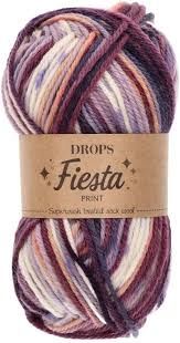 Drops - Fiesta (Print) - Purple Rain - Col. 15
