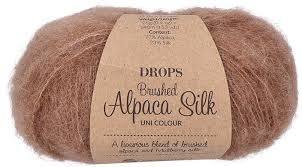 Drops - Brushed Alpaca Silk - Almond - Col. 36 Drops - Brushed Alpaca Silk - Almond - Col. 36