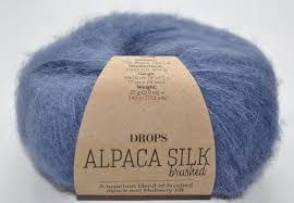 Drops - Brushed Alpaca Silk - Denim Blue - Col. 13