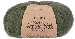 Drops - Brushed Alpaca Silk - Moss Green - Col. 32