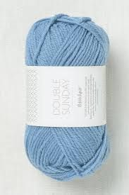 Sandnes Garn DOUBLE SUNDAY (PK) - Baby Blue Eyes - Col 6043 Sandnes Garn DOUBLE SUNDAY (PK) - Baby Blue Eyes - Col 6043