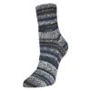 Rellana Garn - Flotte Socke -  Men's Socks - Grey Mouline - 3202