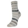 Rellana Garn - Flotte Socke -  Men's Socks - Gray Stripe - 3200