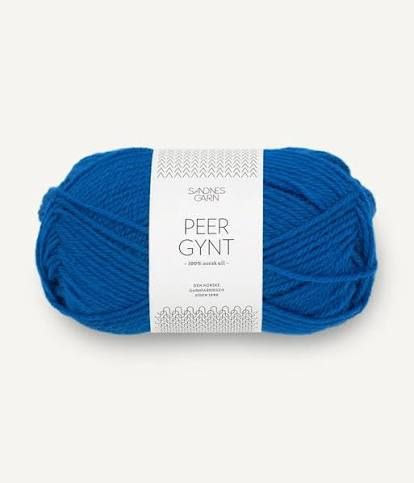 Sandnes Garn - Peer Gynt - Jolly Blue - Col 6046 Sandnes Garn - Peer Gynt - Jolly Blue - Col 6046
