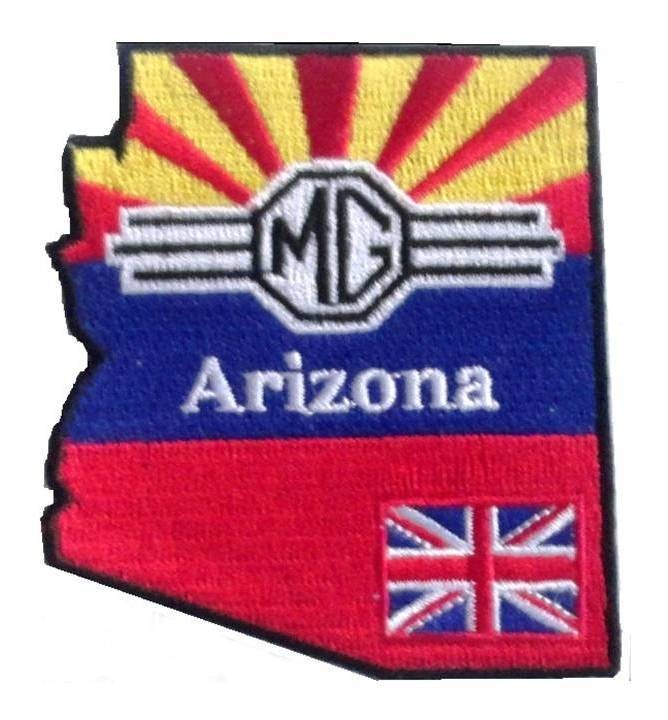 (04)  Arizona MG Club Embroidered Patch