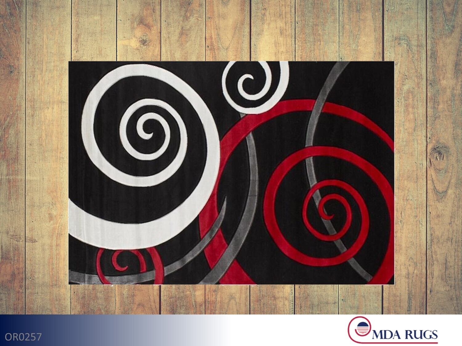 Black-Red Rug by MDA – Store – LifeStyle Home Furnishings