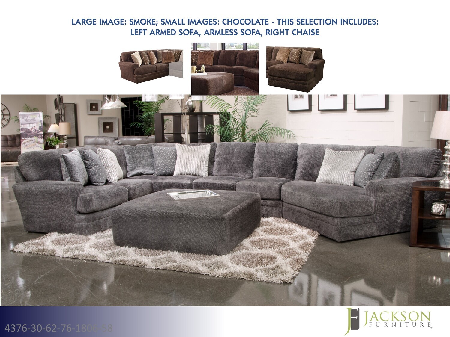 Jackson Mammoth Sectional Smoke Store RENTMART