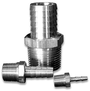 4244-2-2 Brass Hose Barb