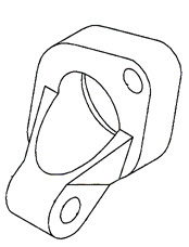 671400092 - Handle Bracket