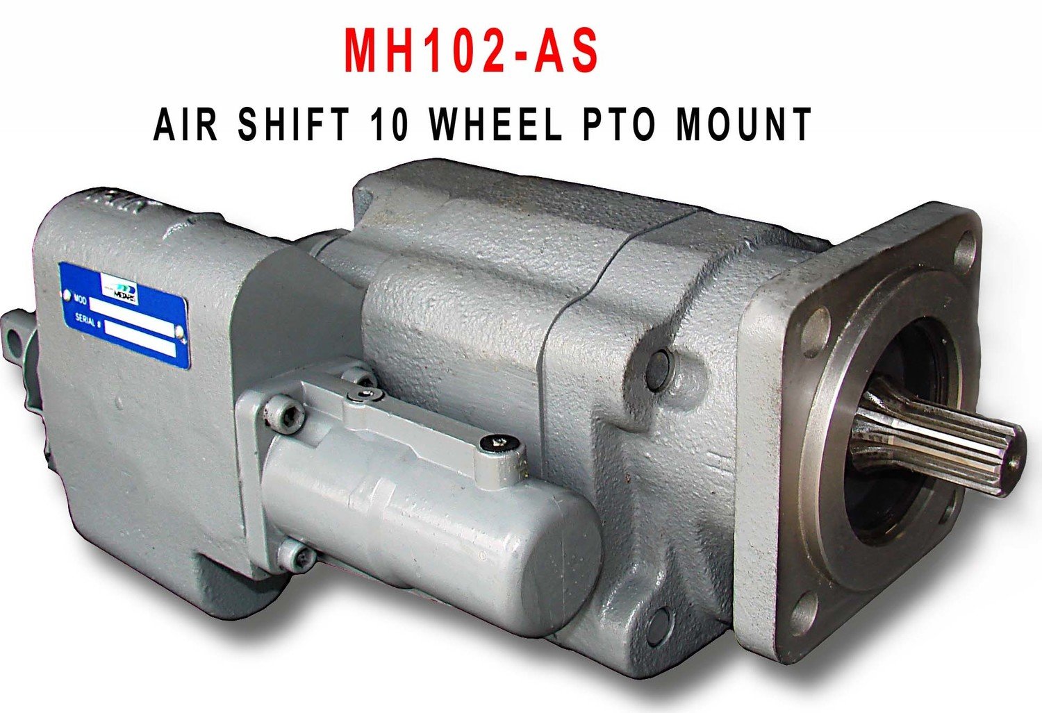 Direct-Mount 10-Wheel Dump Pump - Air Shift