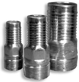 BHEPS5X6  Steel Hose Barb 1 1/4" NPT x 1 1/2 hose