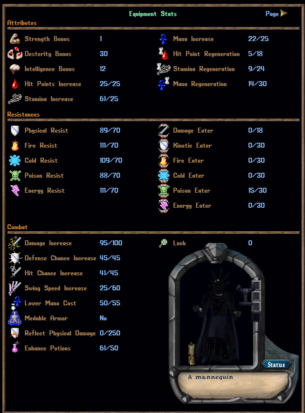 PVP or PVM - 211 Stamina Complete Archer Suit + Weapons