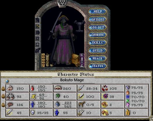 PvP Bokuto Mage Suit – 100 DI – Refined