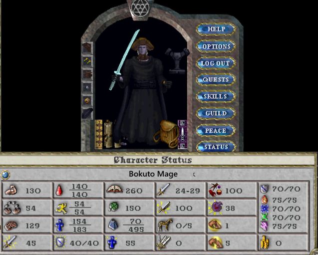 PvP Bokuto Mage Suit – 100 DI – Refined