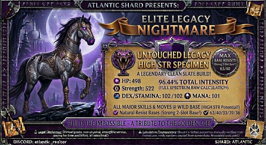 🐎  ELITE LEGACY NIGHTMARE (HIGH STR)