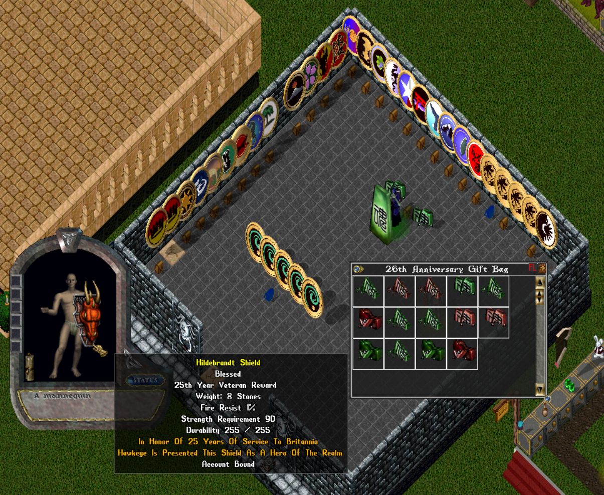 🔥 307-Month Ultima Online Account – 33 Shard Shields + 1,000+ Transfer Tokens + 18x18 House! 🔥