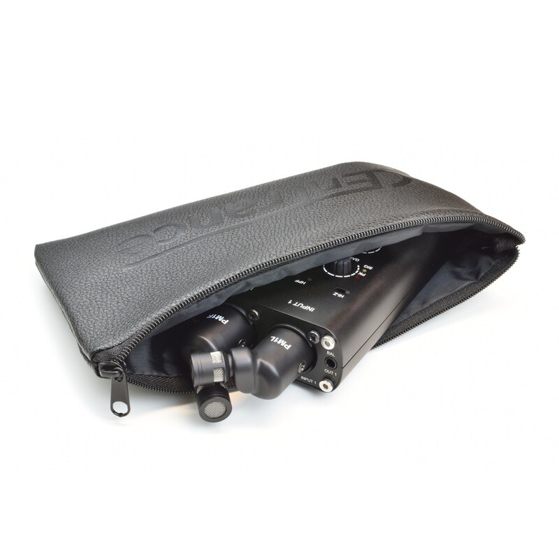 Padded Leather Pouch for Your Gear